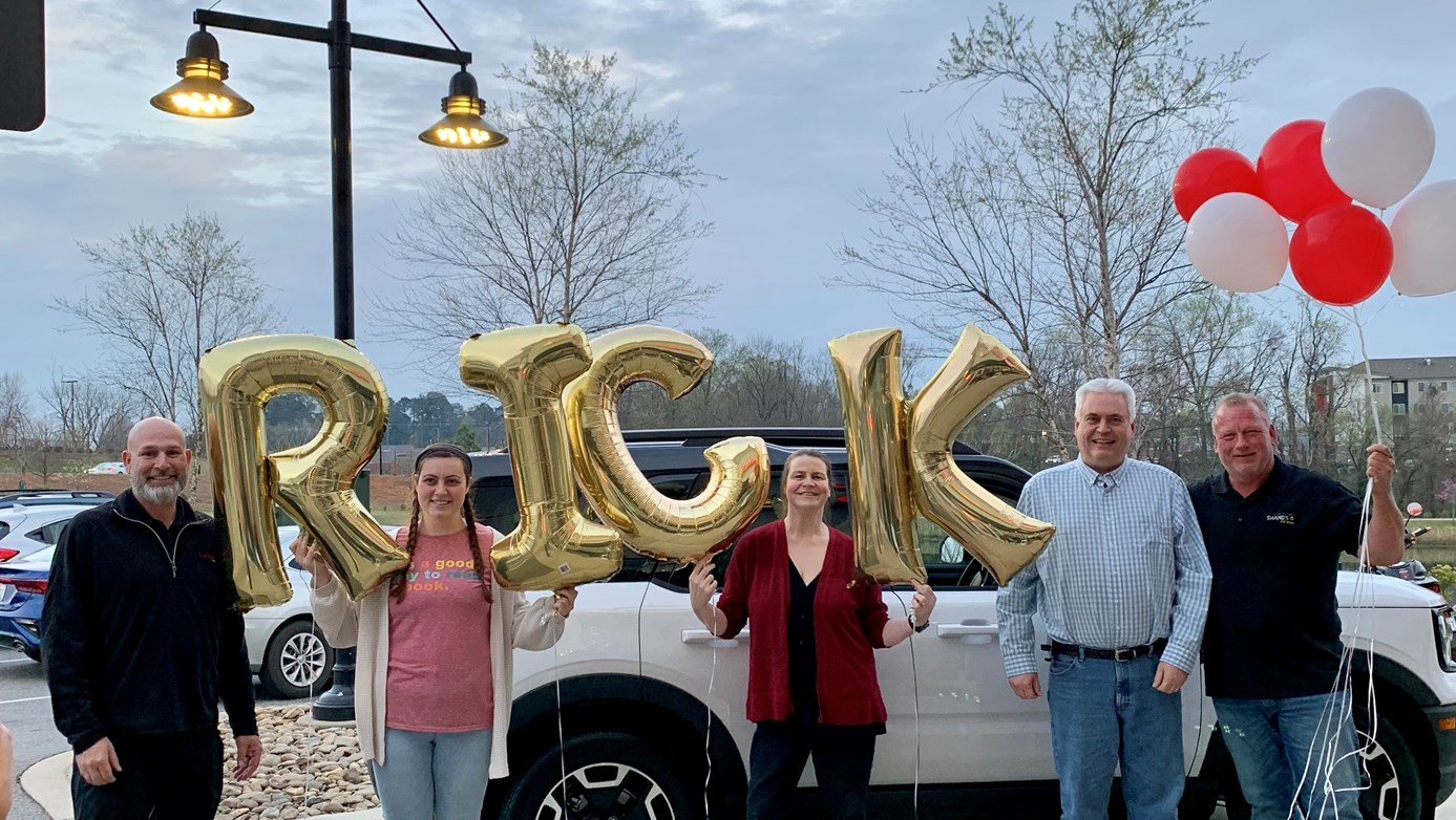 Rick, and his family at our Steele Creek Shanes in Charlotte, North Carolina!